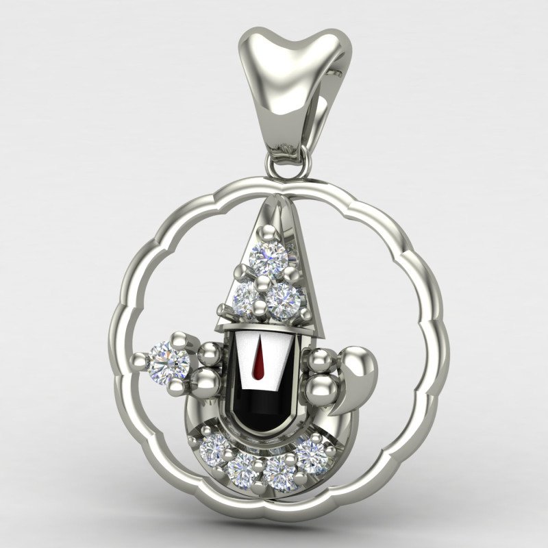 Tirupati Balaji Pendant Silver