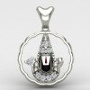 Tirupati Balaji Pendant Silver