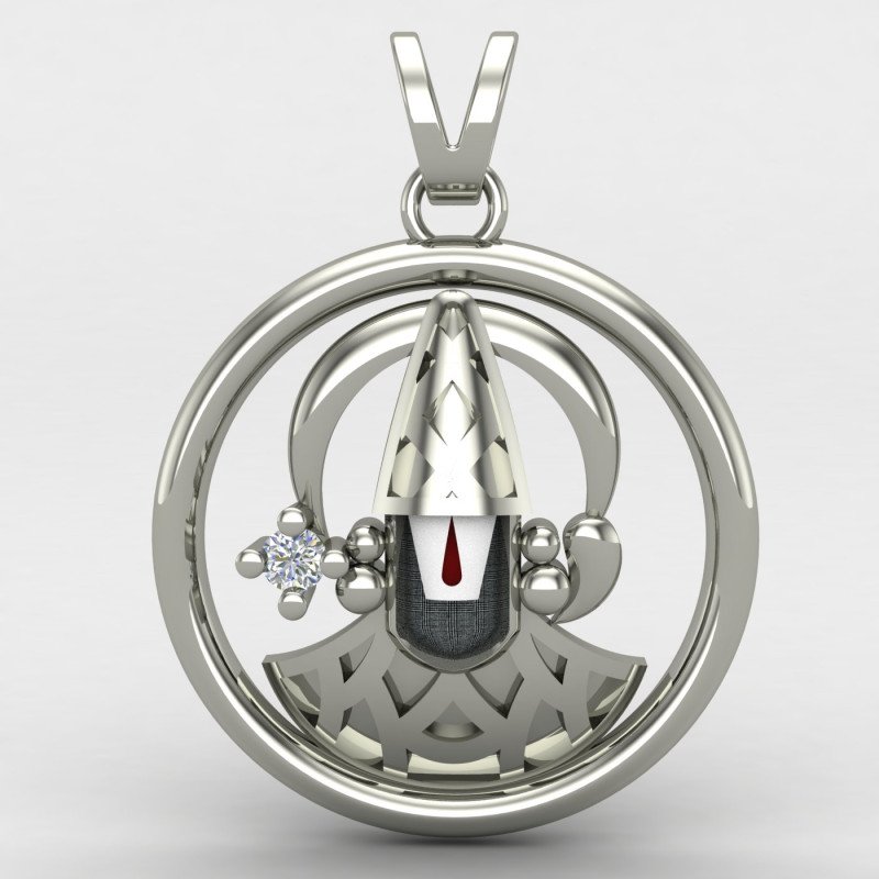 Tirupati Balaji Silver Pendant Tirupati Balaji Silver Pendant