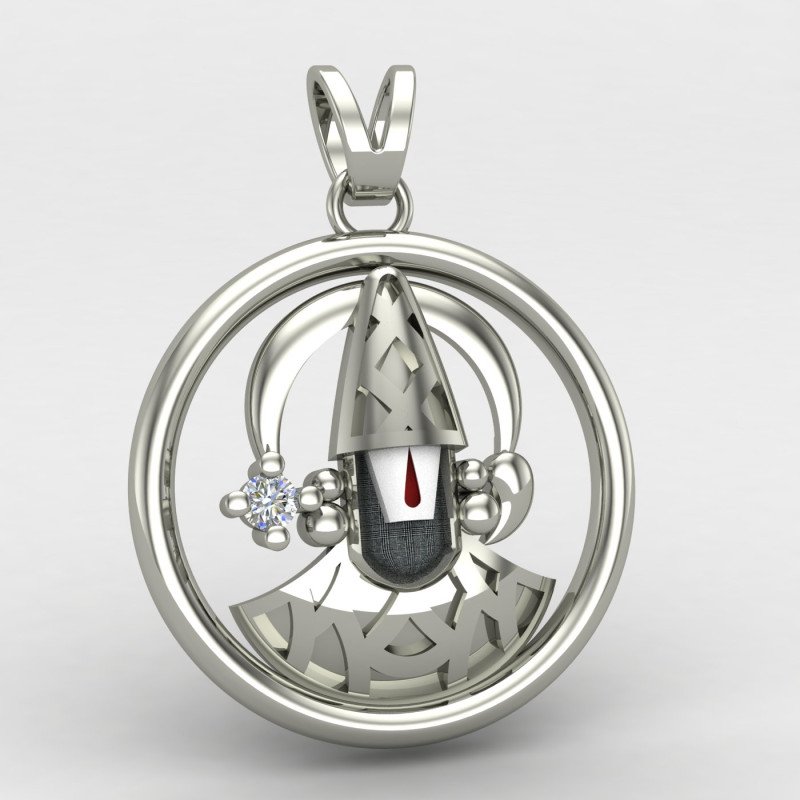 Tirupati Balaji Silver Pendant Tirupati Balaji Silver Pendant