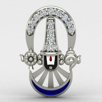 Tirupati Balaji Silver Locket