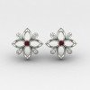 Ethnic Silver Earring