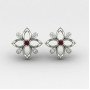Ethnic Silver Earring
