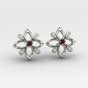 Ethnic Silver Earring