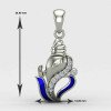 Ganapati Bappa Silver Pendant Ganapati Bappa Silver Pendant