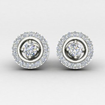 Cluster Silver Earring