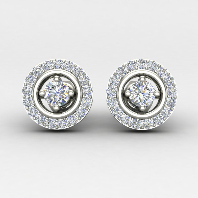 Cluster Silver Earring
