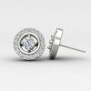 Cluster Silver Earring