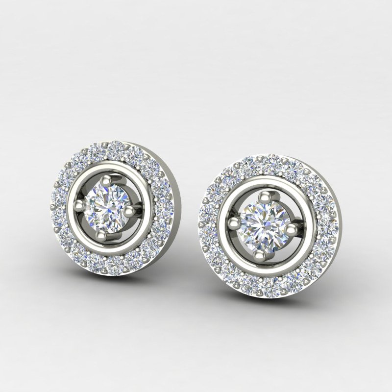 Cluster Silver Earring