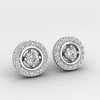 Cluster Silver Earring