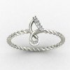Spiral Twisted Ring