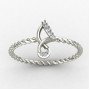 Spiral Twisted Ring