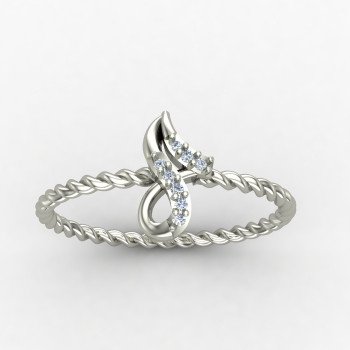 Women Casual Silver Ring