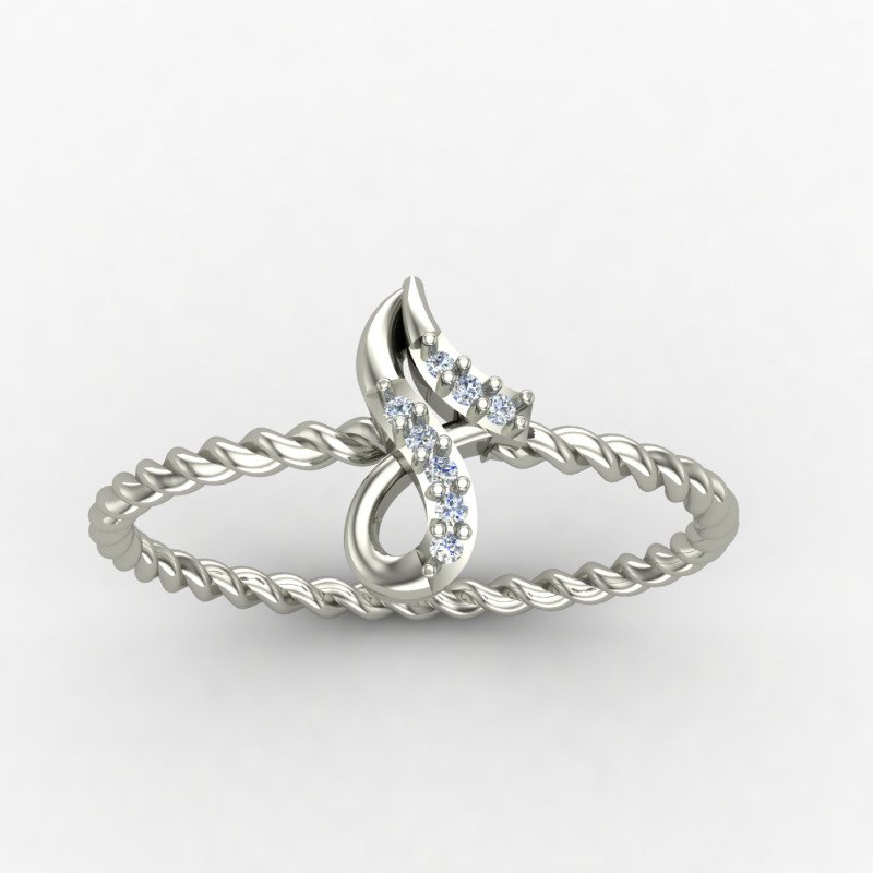 Women Casual Silver Ring