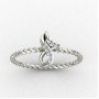 Women Casual Silver Ring