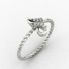 Women Casual Silver Ring