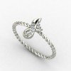 Women Casual Silver Ring