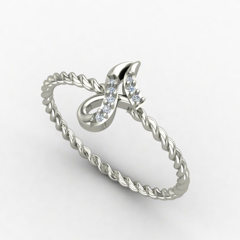 Women Casual Silver Ring