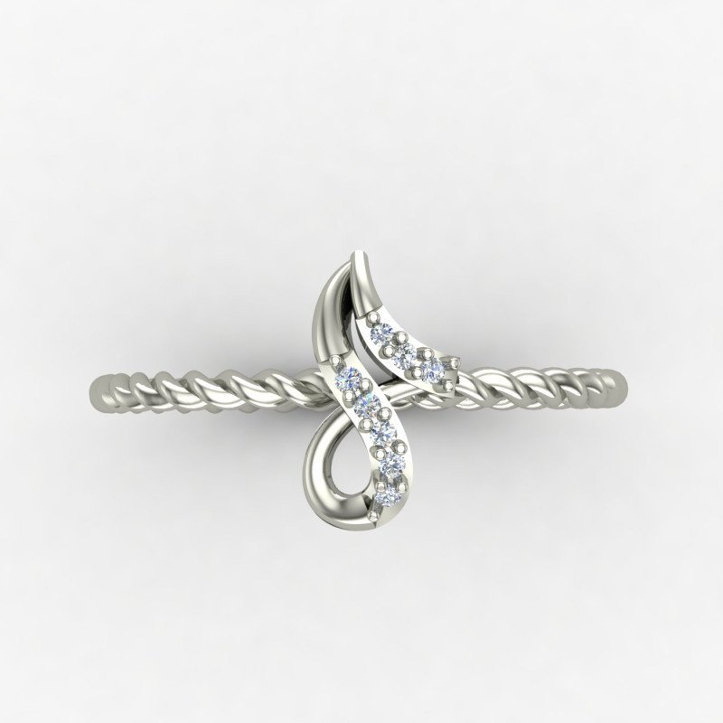 Women Casual Silver Ring