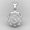 Silver Om Pendant