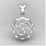 Silver Om Pendant