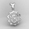 Silver Om Pendant