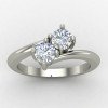 Two Diamond Cross Ring