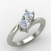 Two Diamond Cross Ring
