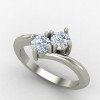 Two Diamond Cross Ring