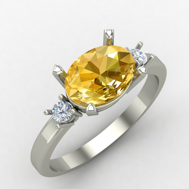 Yellow Diamond Ring