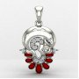 Om Pendant Silver