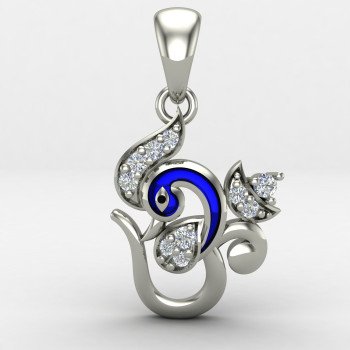 Mayurpankhi Om Ganesha