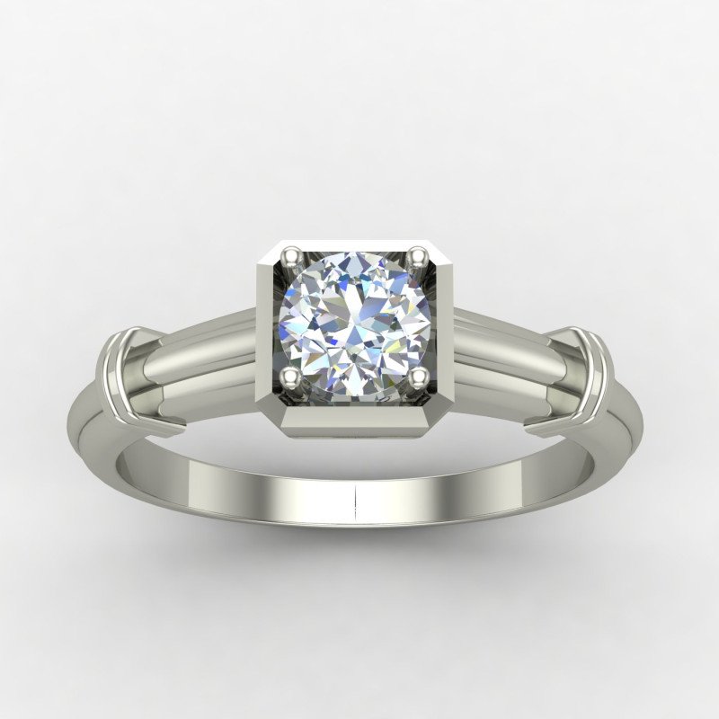 Solitaire Diamond Engagement Ring Solitaire Diamond Engagement Ring