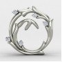 Moon Silver Pendant