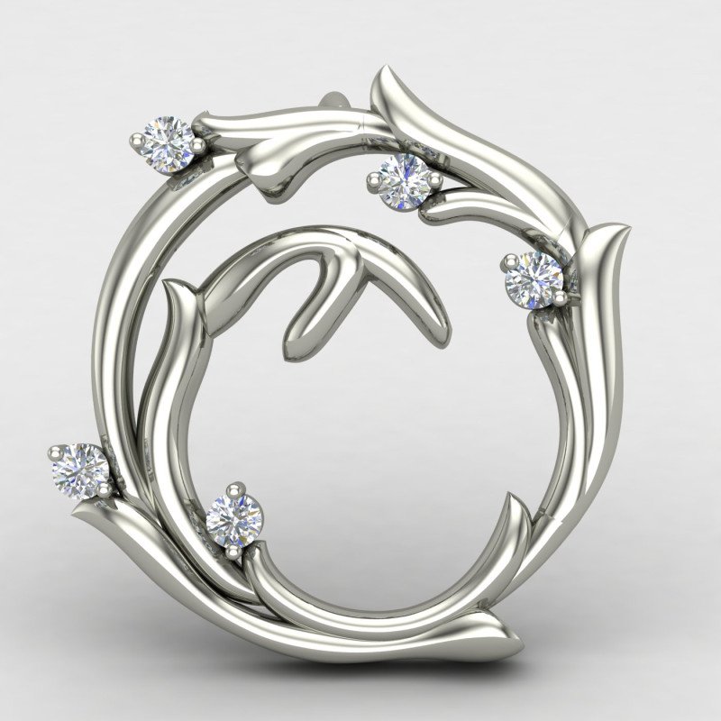 Moon Silver Pendant