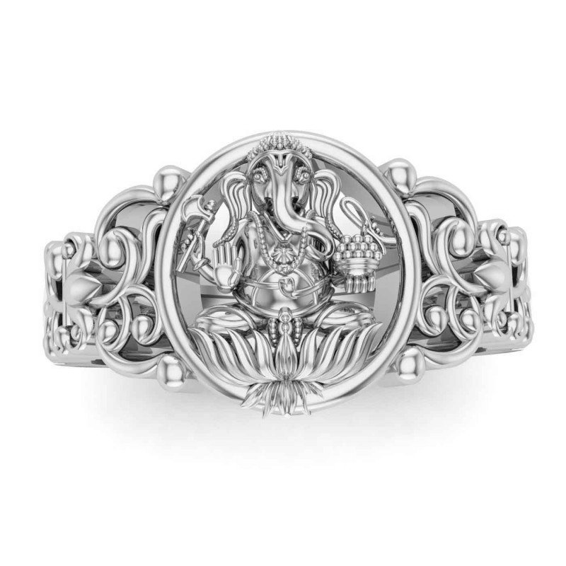 Ganpati Bappa Silver Ring Ganpati Bappa Silver Ring