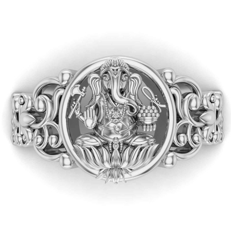Ganpati Bappa Silver Ring Ganpati Bappa Silver Ring