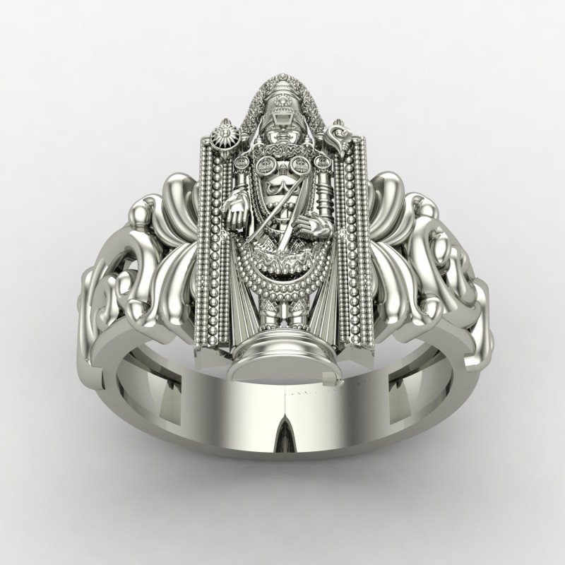 Tirupati Balaji Silver Ring Tirupati Balaji Silver Ring