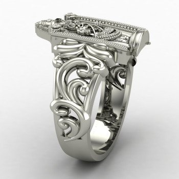 Tirupati Balaji Silver Ring