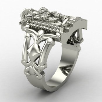 Lord Tirupati Balaji Silver Ring