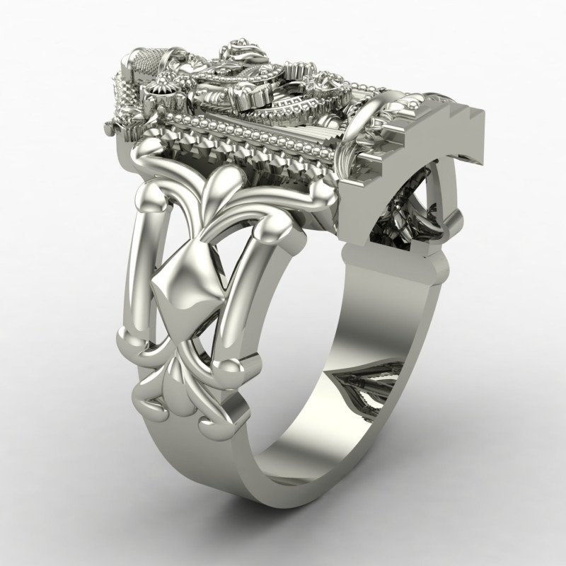 Lord Tirupati Balaji Silver Ring Lord Tirupati Balaji Silver Ring