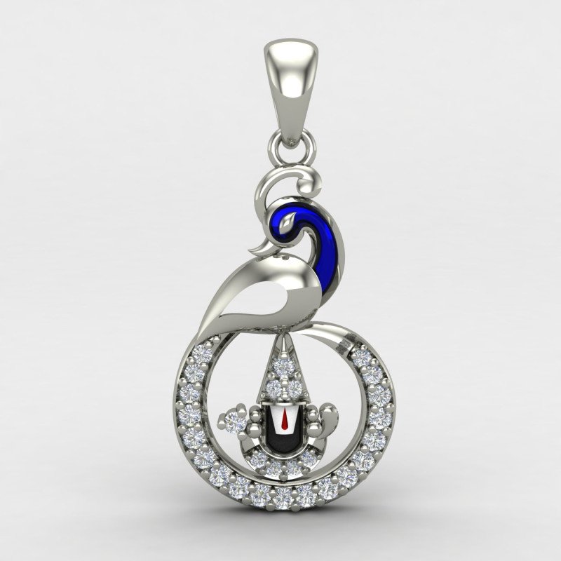 Stylish Tirupati Balaji Peacock Locket Stylish Tirupati Balaji Peacock Locket