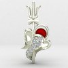Trishul Ganesha Locket Trishul Ganesha Locket