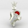 Trishul Ganesha Locket Trishul Ganesha Locket