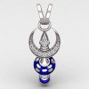 Khanda Locket Silver
