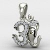 Om Ganesh Pendant Silver