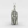 Jai Shree Murugan Swamy Silver Pendant