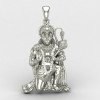 Bajrang Bali Silver Locket Bajrang Bali Silver Locket