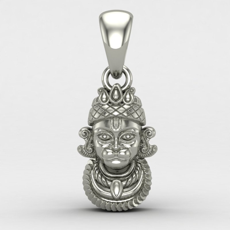 Hanuman Ji Silver Pendant Hanuman Ji Silver Pendant