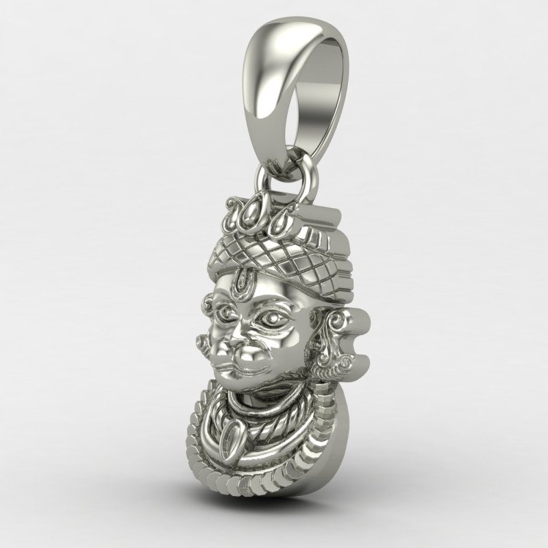 Hanuman Ji Silver Pendant Hanuman Ji Silver Pendant